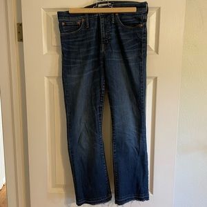 Madewell Cali Demi Boot  with Raw Hem